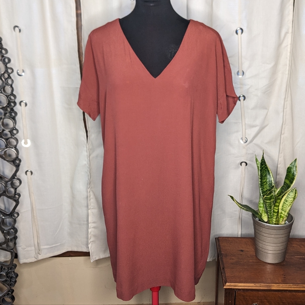 🏷️NWT Madewell terracotta sheath dress Small